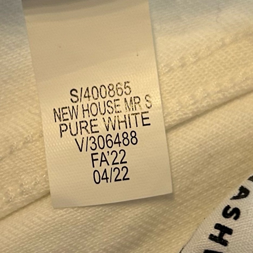 NWT Banana Republic MID-RISE SKINNY JEAN Women SZ 27 in Pure White - Picture 8 of 8